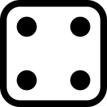 Dice 4 SVG Icon